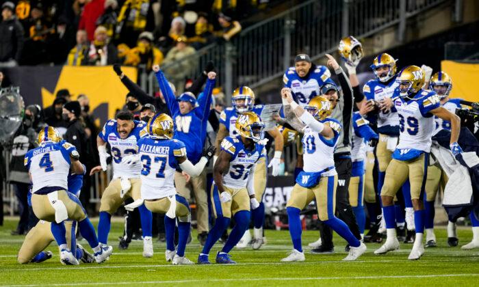 Winnipeg Blue Bombers Take Home Grey Cup After Overtime Win Against Hamilton Tiger-Cats