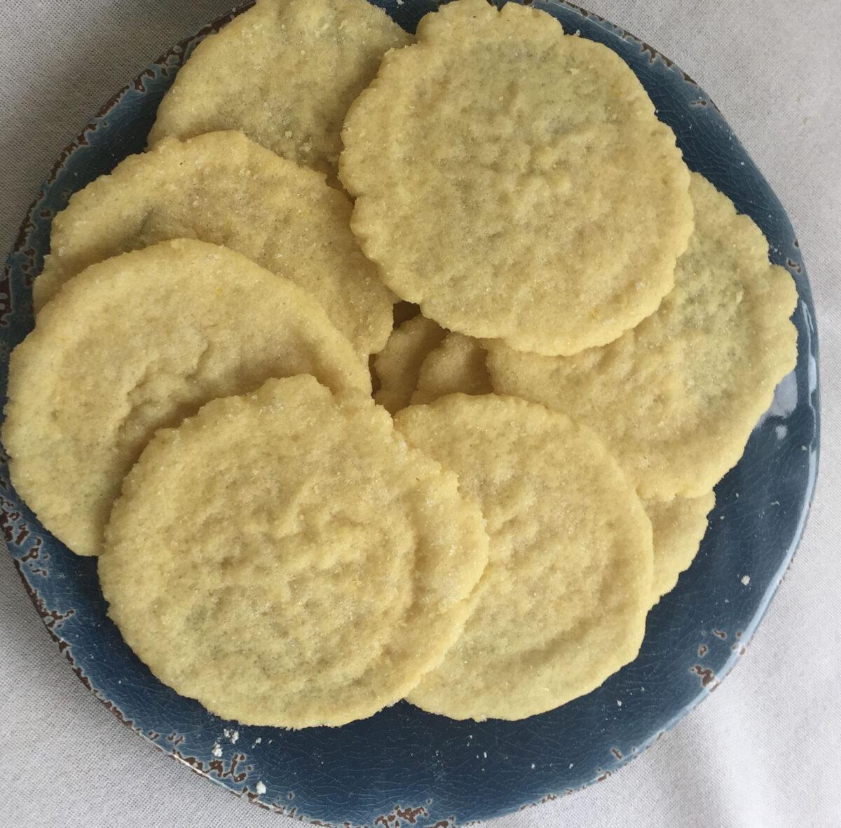 The secret to Sophie Haney's cookies is to press them so thin it would be almost possible to read a cookbook through the dough. (Courtesy of Corinne M. Shibley)