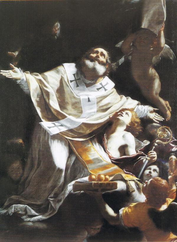 “Glory of St. Nicholas of Bari,” 1653, by Mattia Preti. Oil on canvas. Capodimonte Museums and Galleries. (Public Domain)