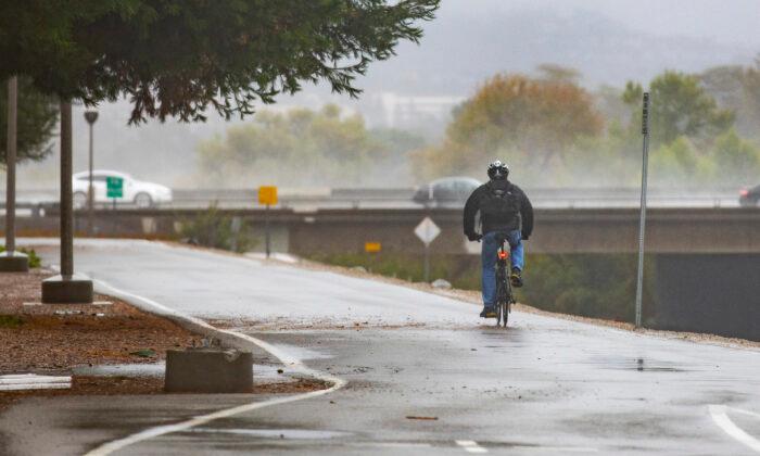 Storm System Moves Into Southern California, Flooding Some Streets