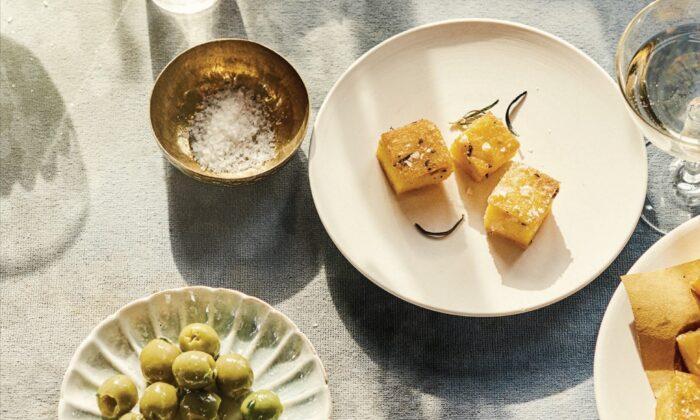 Crisp, Cheesy Polenta Cubes Are the Perfect Cocktail Snack