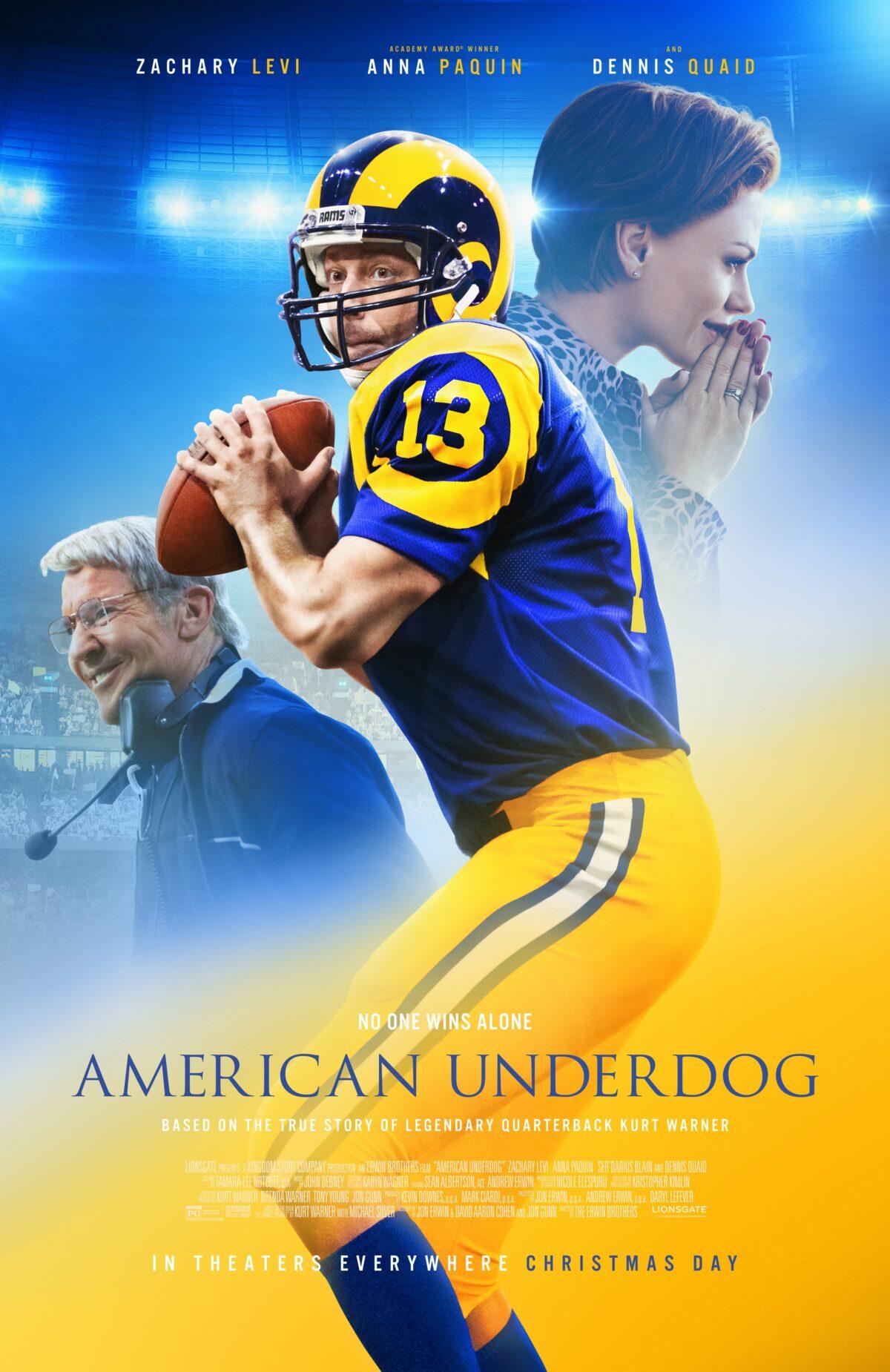 Movie poster for "American Underdog." (Lionsgate)