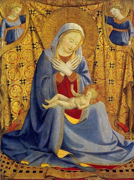 “Madonna of Humility” (circa 1430) by Fra Angelico. National Gallery of Art, Washington. (Public Domain)