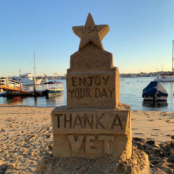 One of Chris Crosson's sandcastle creations. (Courtesy of Chris Crosson)