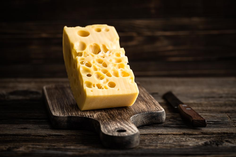 Purchase the best quality, cave-aged Swiss or French alpine cheese you can find, such as Gruyere, Emmenthal, Vacherin Fribourgeois, Comte, or Beaufort. (Sunny Forest/Shutterstock)