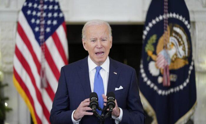 Biden Vows Schools and Businesses Will Remain Open in Omicron Speech