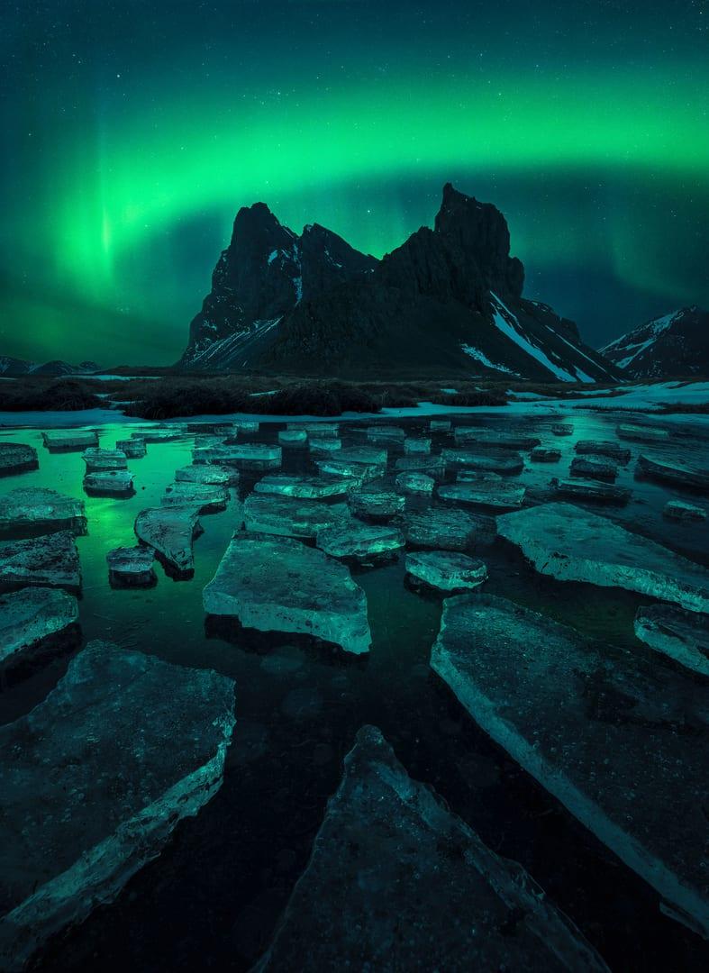 “Embracing the Green Lady” by Filip Hrebenda, Iceland. (Courtesy of Filip Hrebenda via <a href="https://capturetheatlas.com/">Capture the Atlas</a>)