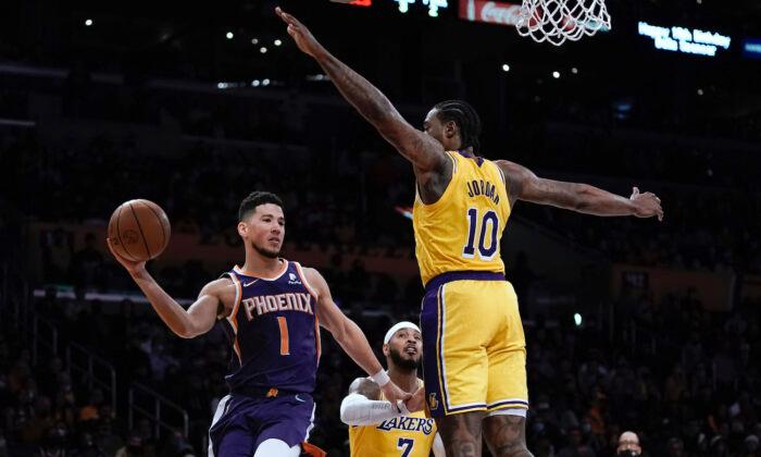 Booker, Ayton Push Suns Past Lakers 108–90