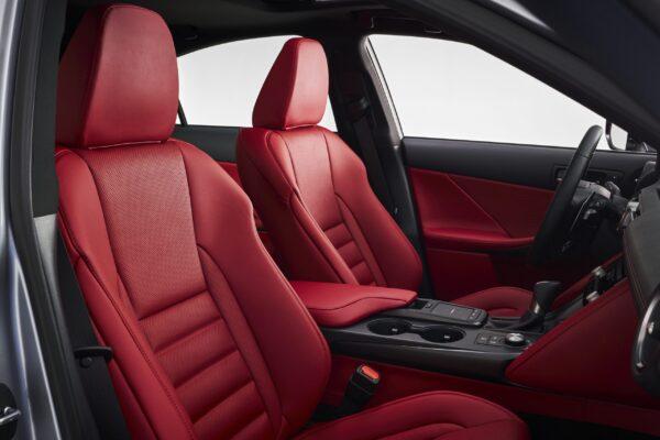 F Sport front seats. (Courtesy of Lexus)