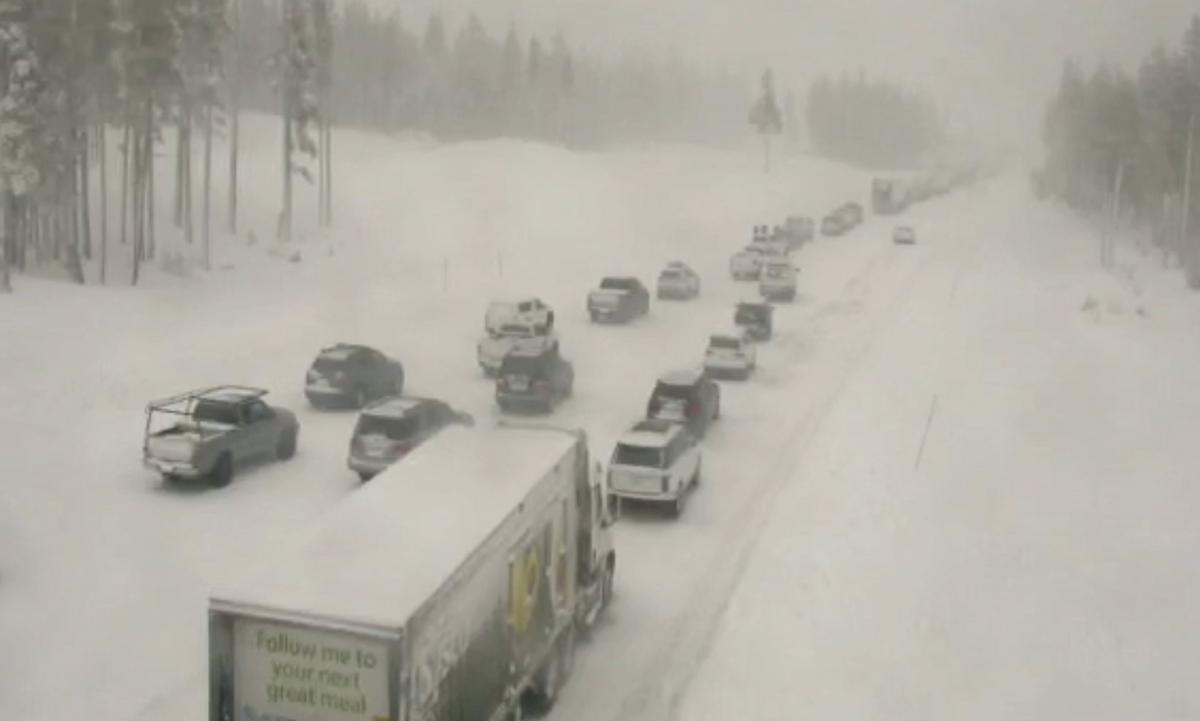 Parts of California Get a White Christmas After Snowfall