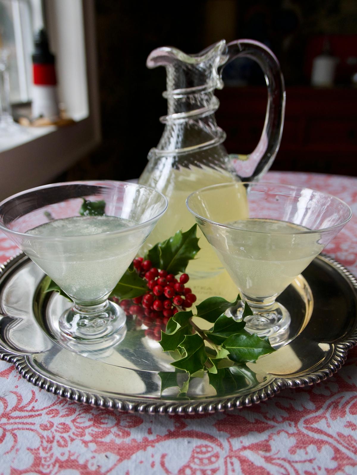 Batch-prepare this cocktail in pitchers half-full of ice, then pour it into individual coupes to serve. (Victoria de la Maza)