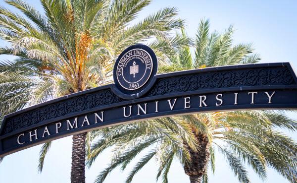 Chapman University in Orange, Calif., on Oct. 14, 2020. (John Fredricks/The Epoch Times)