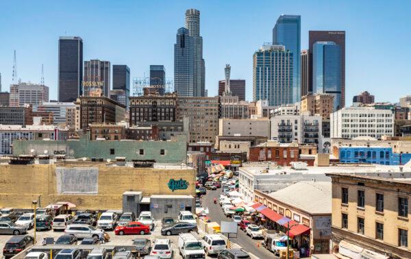 The City of Los Angeles, Calif., on June 9, 2021. (John Fredricks/The Epoch Times)