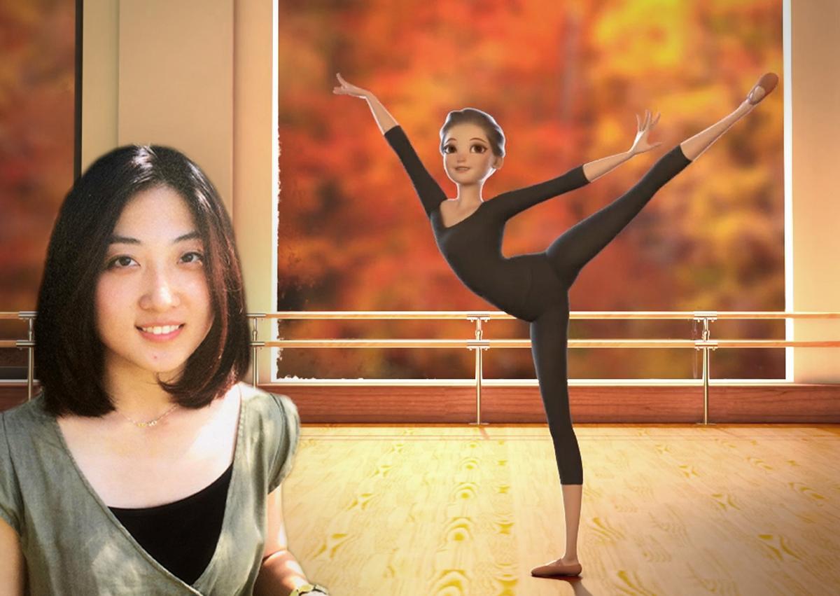 Lucy Mingyuan Liu's 3D animated demo reel of the CGI dancer. (Courtesy of Lucy Mingyuan Liu)