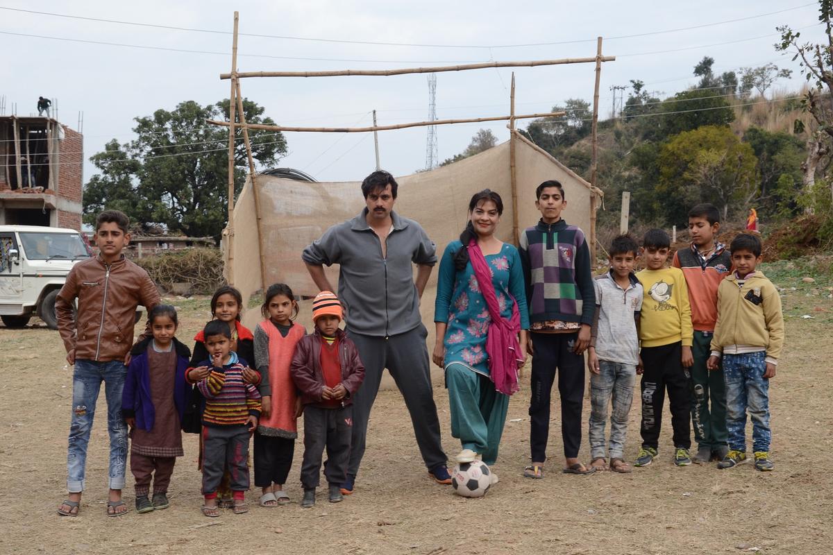 A shot from the Jammu-based film "My Goal Football" by Shoib Nikash Shah. (Courtesy Shoib Nikash Shah Films)