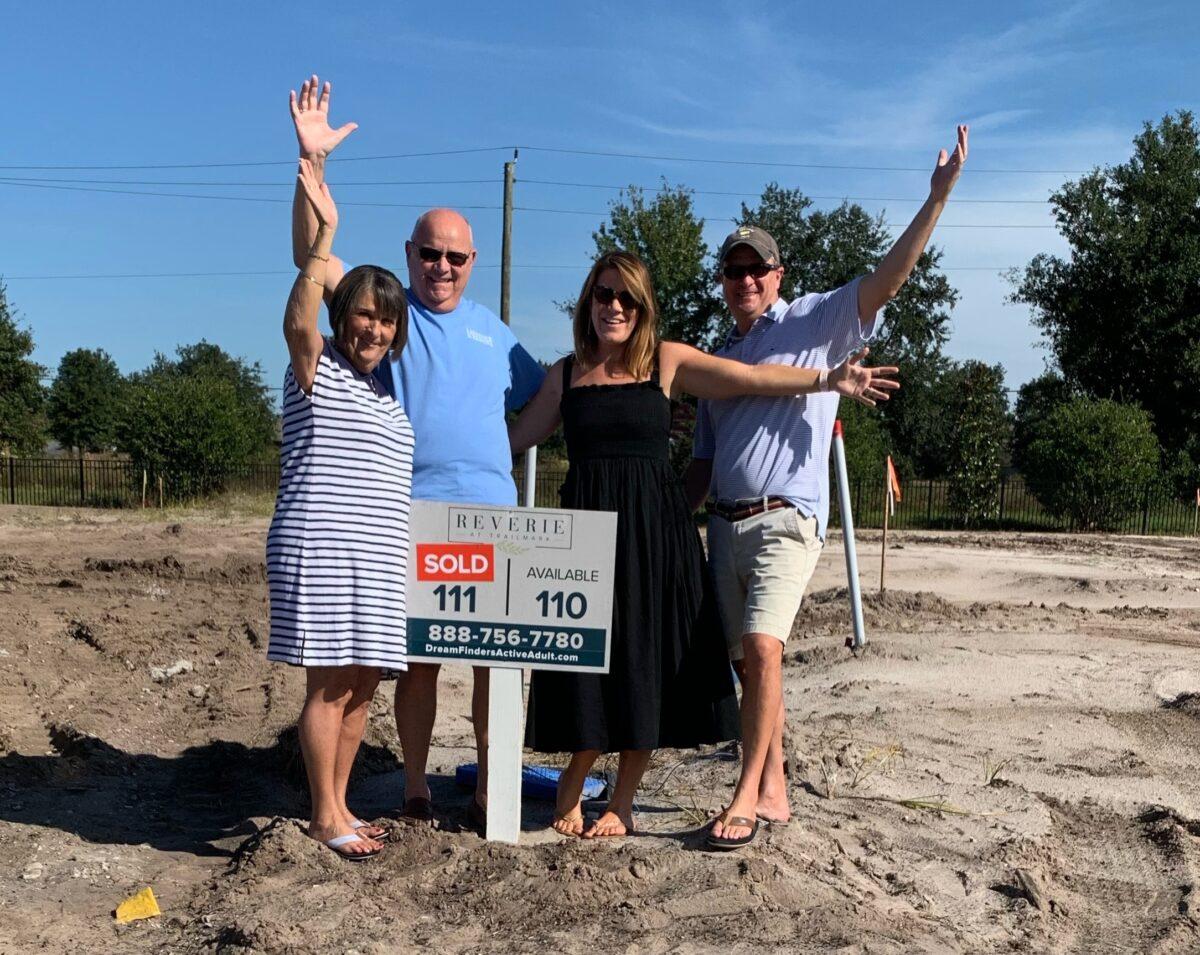 Chris and Lauren Pisano were elated when Chris' parents, Daniel and Claudia, decided to move to Florida and build nearby. (Photo courtesy of Chris Pisano)