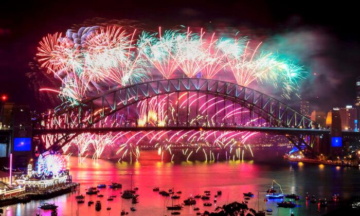 Australia Begins 2022 With Grand Fireworks, Amid Reduced Crowd