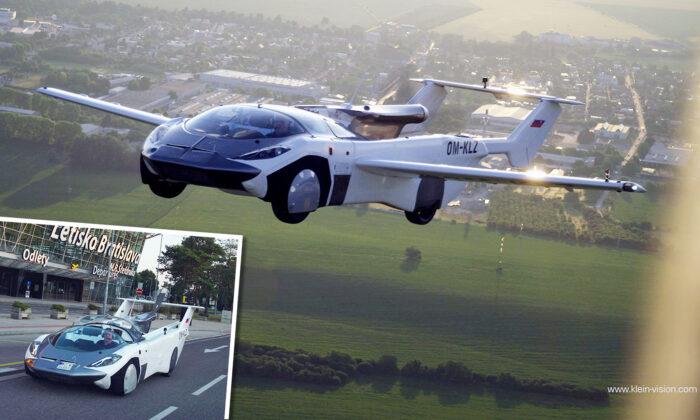 ﻿‘AirCar’: Futuristic Flying Car Receives Its Official Airworthiness Certificate