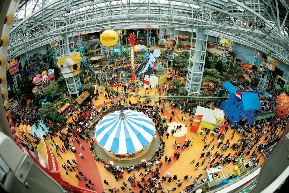 The Mall of America near Minneapolis offers shoppers and their families a break with its own theme park. (Courtesy of Mall of America)
