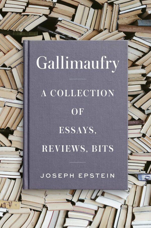 The cover of Joseph Epstein's latest collection of essays.