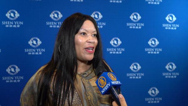 Dr. Lisa Miller saw Shen Yun in Louisville, Ky., on Oct. 9, 2021. (NTD Television)
