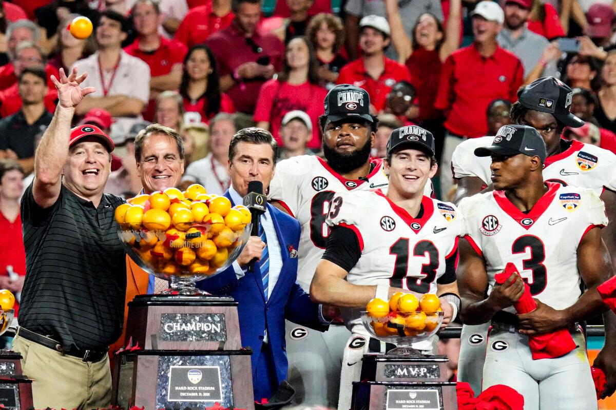 Georgia Dominates Michigan 34–11 for a Shot at the Championship