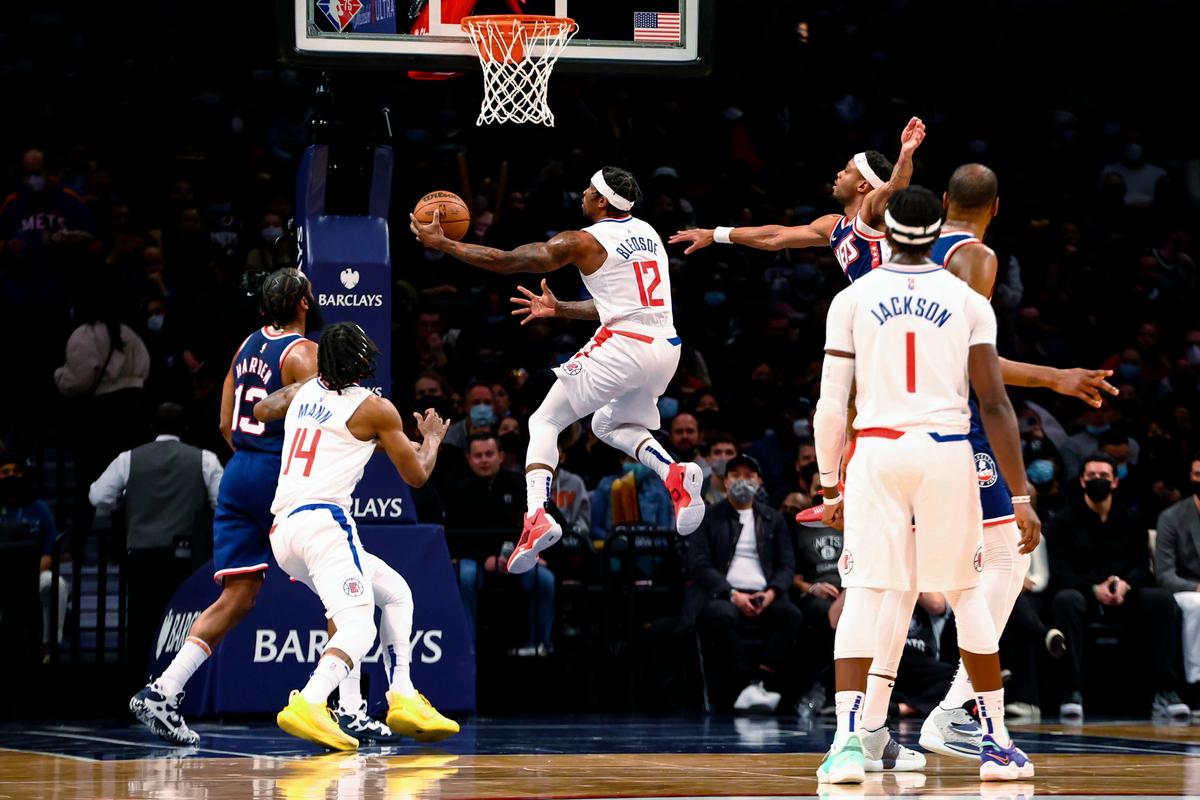 Short-Handed Clippers Rally to Beat Nets 120–116