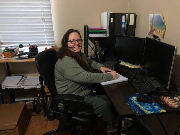 Judy Puterbaugh is an eligibility specialist for the Montgomery County Job and Family Services serving the Dayton, Ohio, area, and has worked remotely since August 2020. (Courtesy of Judy Puterbaugh)