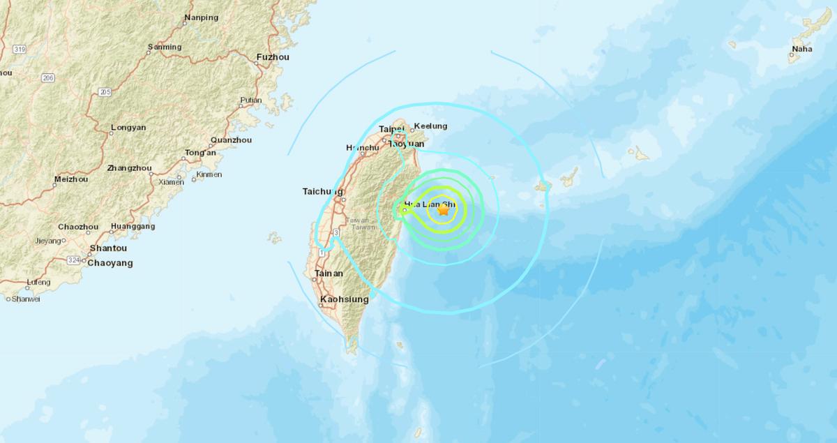 Powerful Earthquake Shakes Northern Taiwan