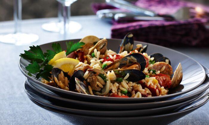 Paella Is Perfect for a Family Dinner on a Cold Day