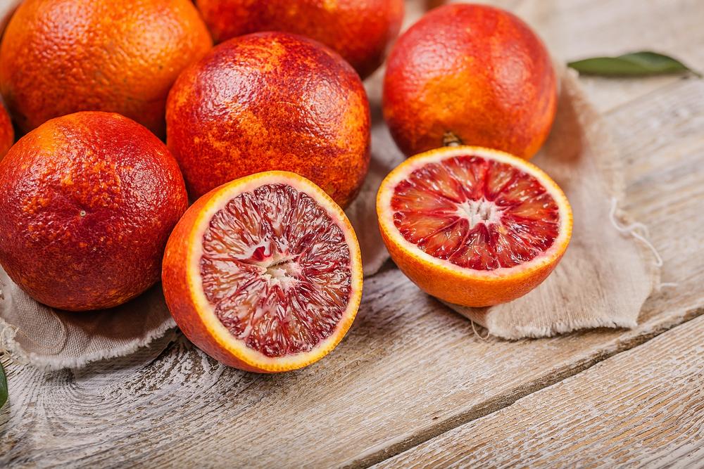 Blood oranges are packed with vitamins C and A and contain a compound called anthocyanin, a powerful antioxidant. (Yusev/Shutterstock)