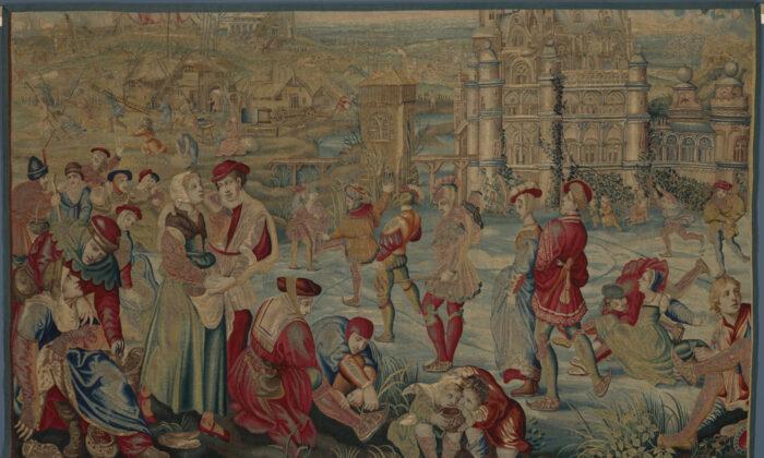 Rarely Shown: Four Seasons Tapestries by Gobelins Manufactory, Paris