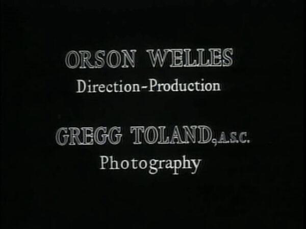 The last credit of the film includes mention of Gregg Toland. (RKO Radio Productions)