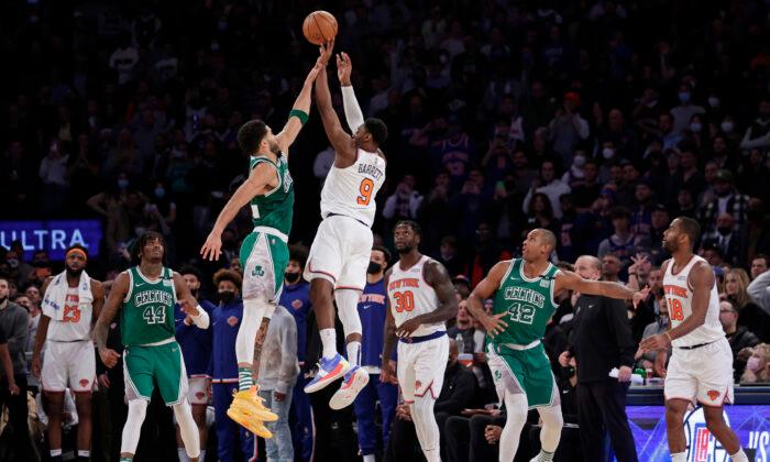 Knicks Beat Celtics With Barrett’s Buzzer Beater 108–105