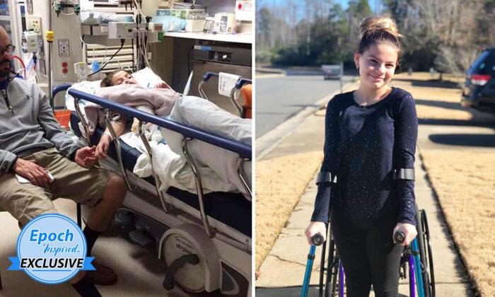 (Video) 'Doctors Are Not God—Our Daughter Is Proof': Paralyzed Girl Learns to Walk Again