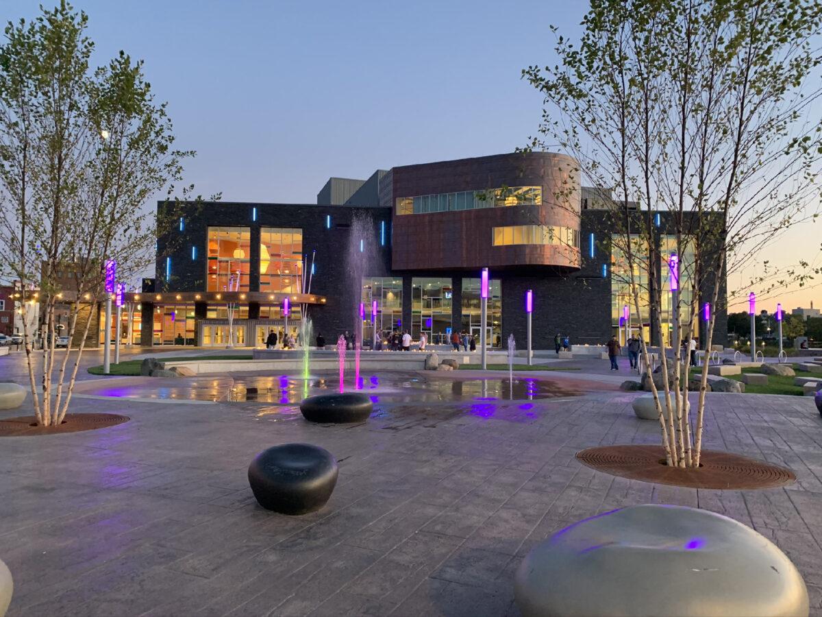 The Pablo Center at the Confluence of the Eau Claire and Chippewa rivers in Eau Clair, Wis., is bringing the city to life. (Courtesy of Brandon Nall/The Pablo Center)