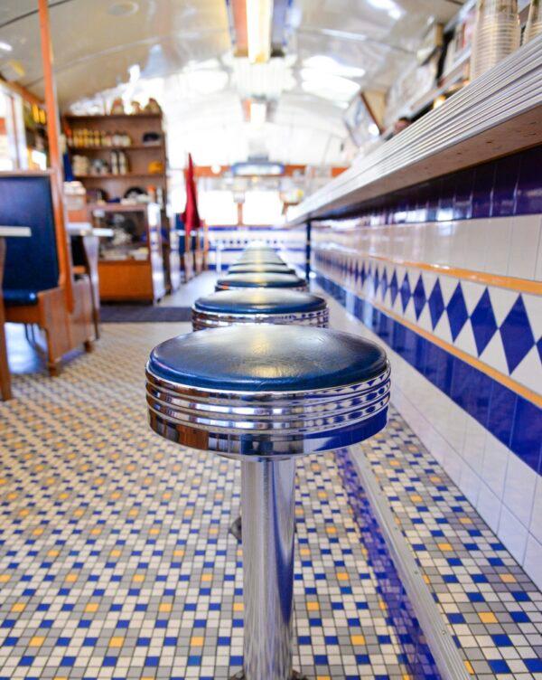 The operation is anchored by a renovated 1940s Silk City diner. (Courtesy of Delta Diner)
