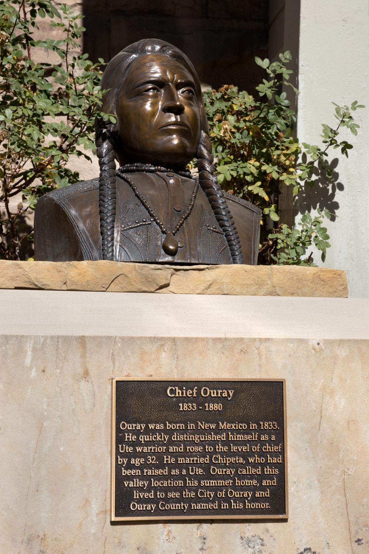 Ouray, the city and the county, were named in honor of Chief Ouray (1833–1880), a Ute warrior. (Karen Lee Ensley)