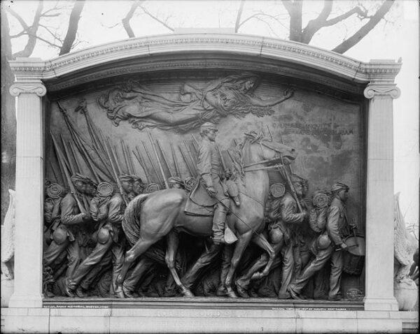 Robert Gould Shaw Memorial in Boston Common by Augustus Saint-Gaudens (Public Domain)