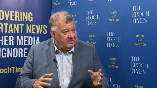 Federal MP Craig Kelly speaking to David Flint during an episode of Australia Calling. (The Epoch Times)