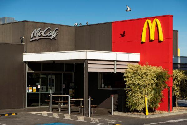 McDonald’s is seen re-opened in Melbourne, Australia, on May 18, 2020. (Daniel Pockett/Getty Images)