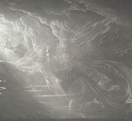 Detail of “The Creation of Light,” 1824, by John Martin. Illustration for “Paradise Lost” by John Milton. (Public Domain)