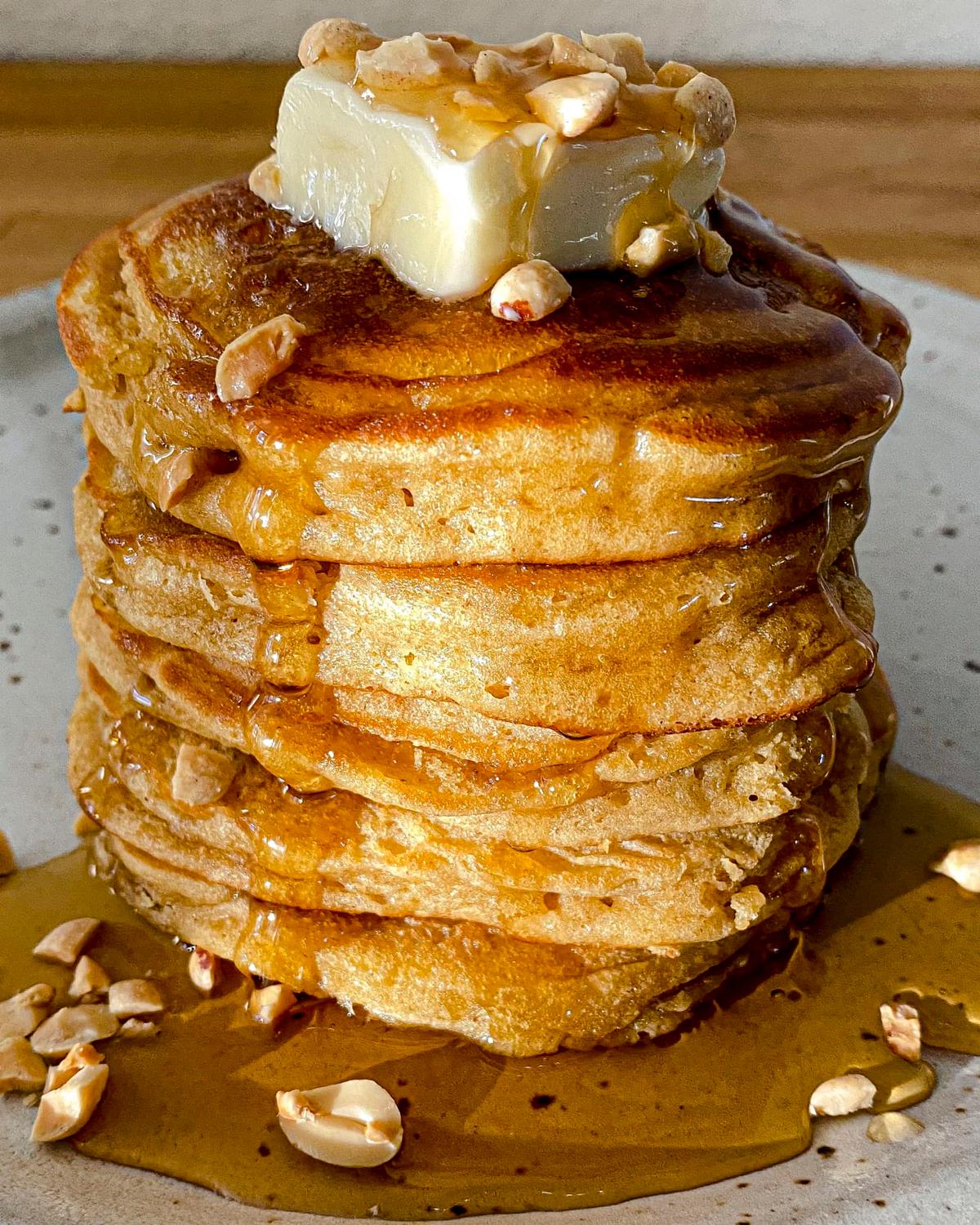 These Sweet and Salty Pancakes Are Delicious Any Way You Dress Them