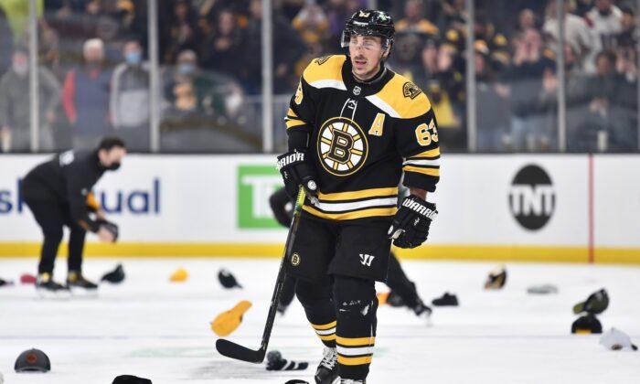 NHL Roundup: Brad Marchand’s Hat Trick Propels Bruins Past Habs