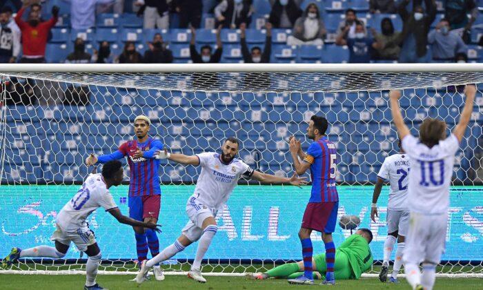 Real Madrid Holds Off Barcelona in Spanish Supercopa 3–2
