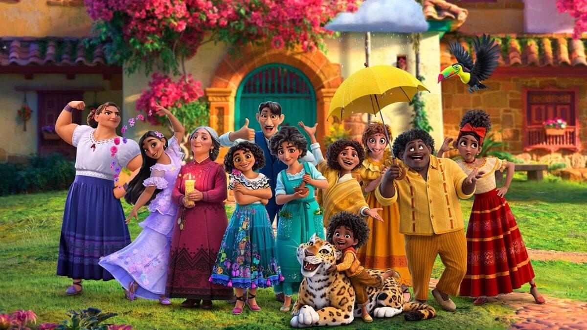 The Madrigal family, in "Encanto." (Walt Disney Animation Studios)