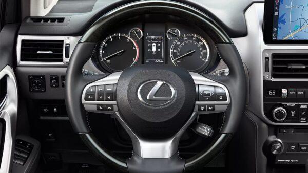 Gauge cluster with the 4.2-inch MID. (Courtesy of Lexus)