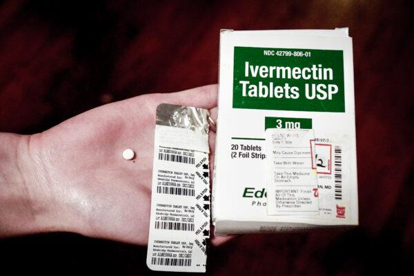 Ivermectin packaged for human use. (Natasha Holt/The Epoch Times)