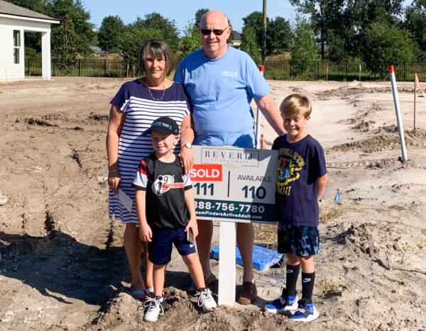 Daniel and Claudia Pisano moved to Florida and bought a home site to be 20 minutes from their only two grandchildren. (Courtesy of Chris Pisano)