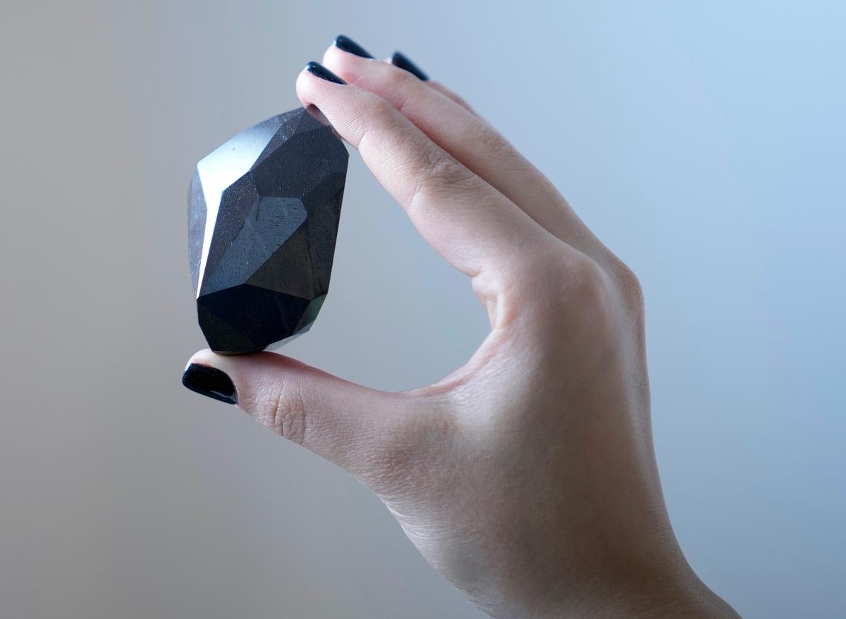 Out of This World: 555.55-Carat Black Diamond Lands in Dubai